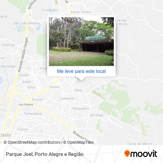 Parque Joel mapa