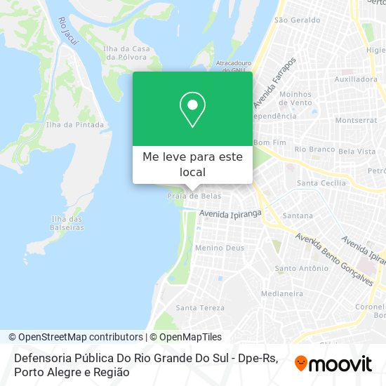 Defensoria Pública Do Rio Grande Do Sul - Dpe-Rs mapa