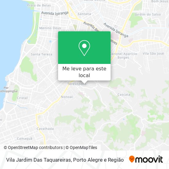Vila Jardim Das Taquareiras mapa