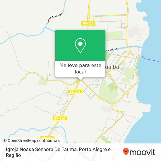 Igreja Nossa Senhora De Fátima mapa