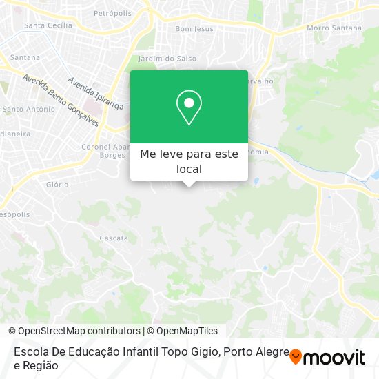 Escola De Educação Infantil Topo Gigio mapa