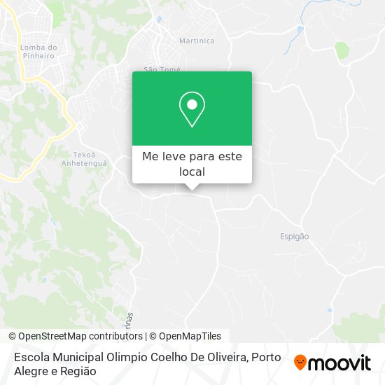 Escola Municipal Olimpio Coelho De Oliveira mapa