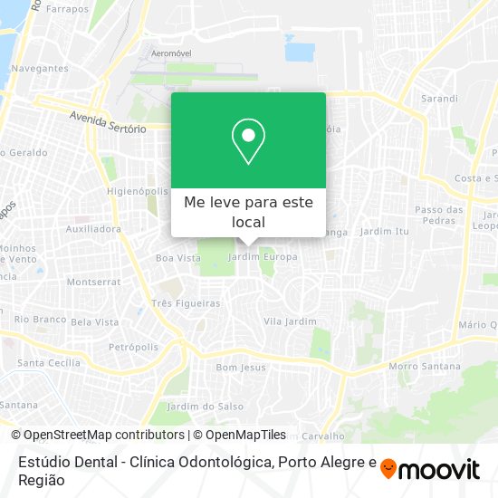 Estúdio Dental - Clínica Odontológica mapa