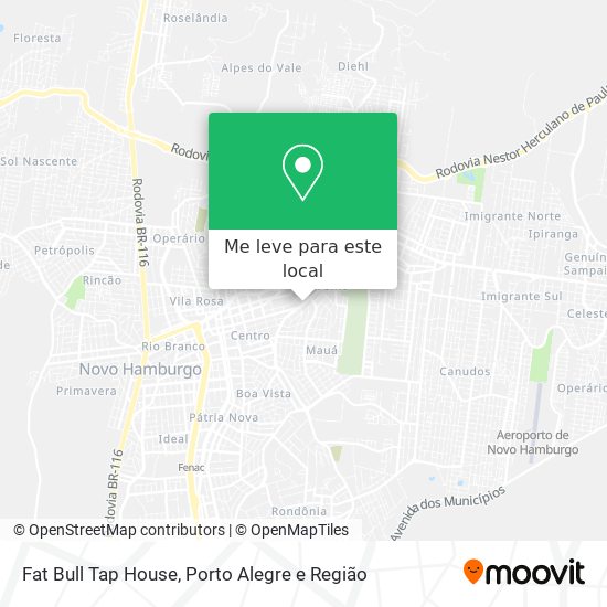 Fat Bull Tap House mapa