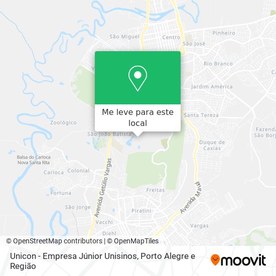 Unicon - Empresa Júnior Unisinos mapa