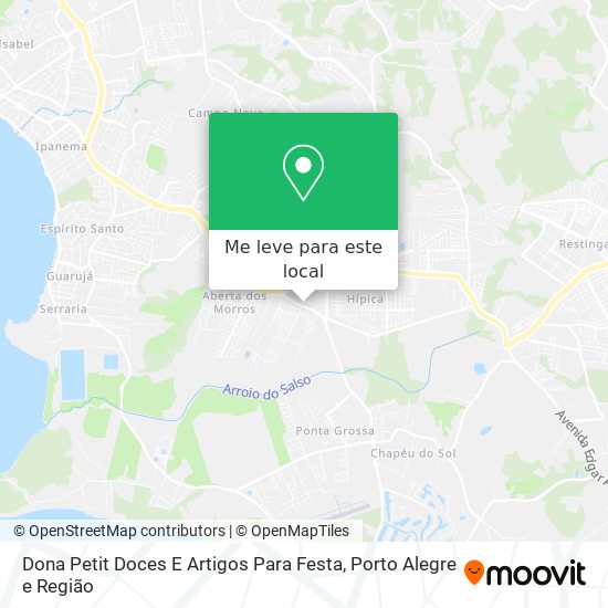 Dona Petit Doces E Artigos Para Festa mapa