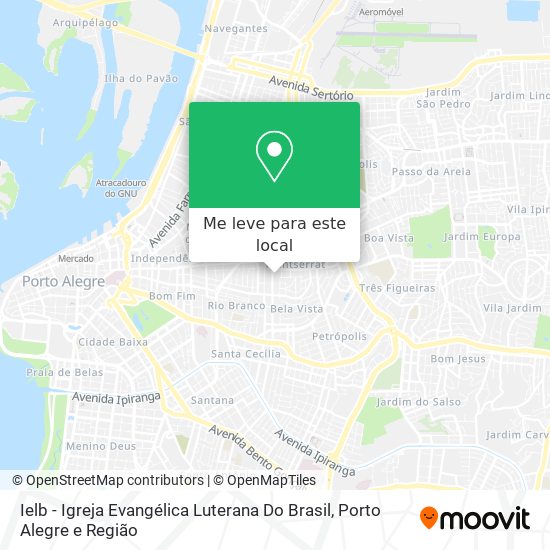 Ielb - Igreja Evangélica Luterana Do Brasil mapa