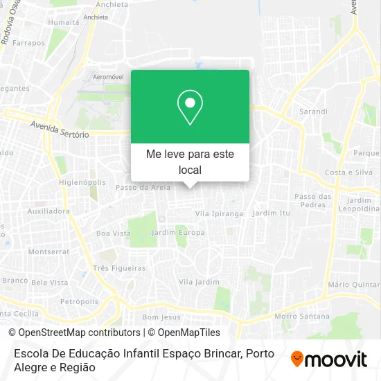 Escola De Educação Infantil Espaço Brincar mapa
