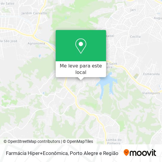 Farmácia Hiper+Econômica mapa