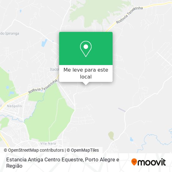Estancia Antiga Centro Equestre mapa