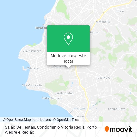 Salão De Festas, Condomínio Vitoria Régia mapa
