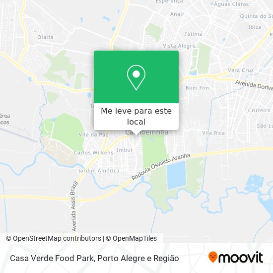 Casa Verde Food Park mapa