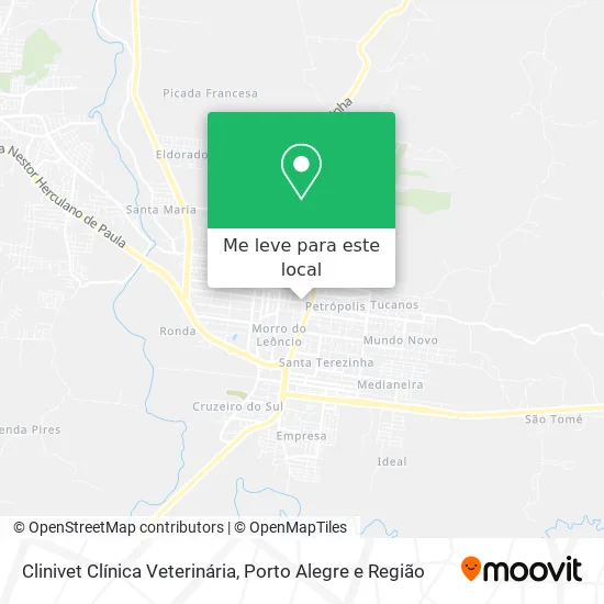 Clinivet Clínica Veterinária mapa
