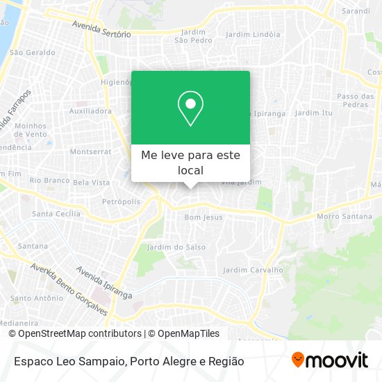 Espaco Leo Sampaio mapa