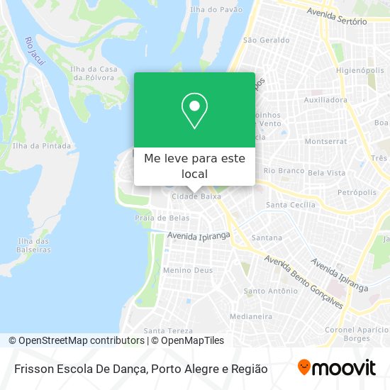 Frisson Escola De Dança mapa