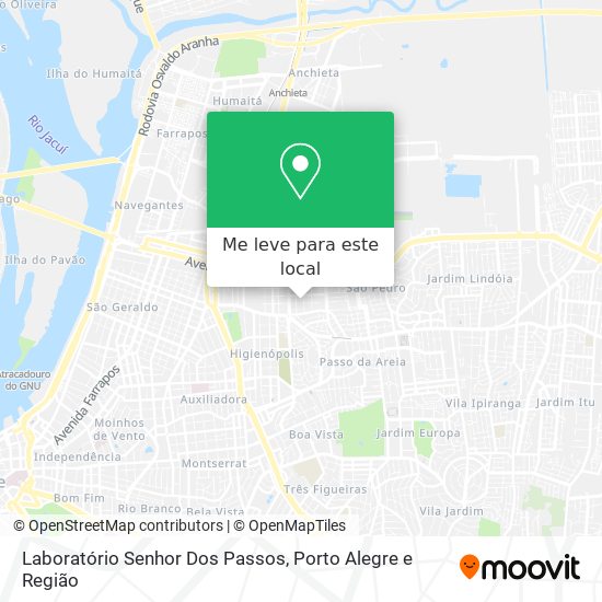 Laboratório Senhor Dos Passos mapa