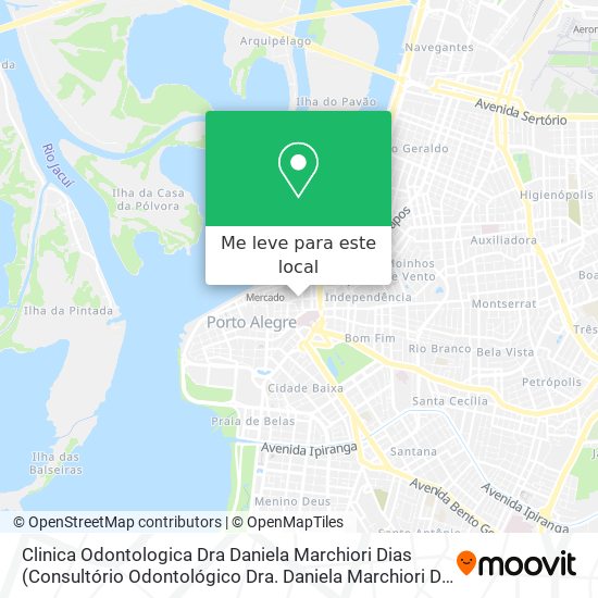 Clinica Odontologica Dra Daniela Marchiori Dias mapa