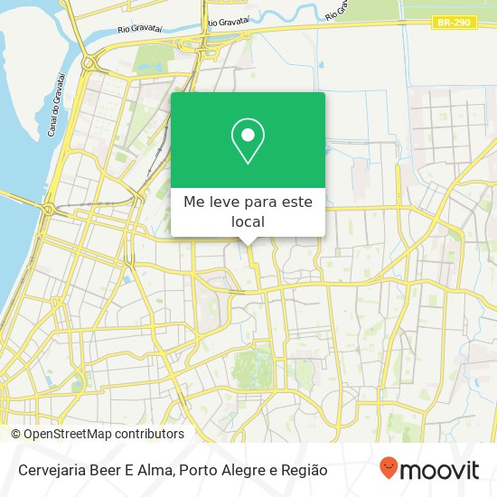 Cervejaria Beer E Alma mapa