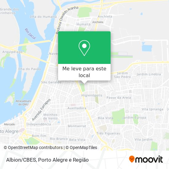 Albion/CBES mapa