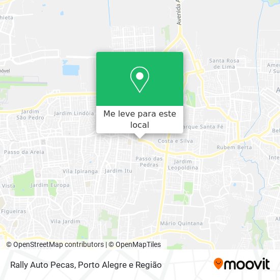 Rally Auto Pecas mapa