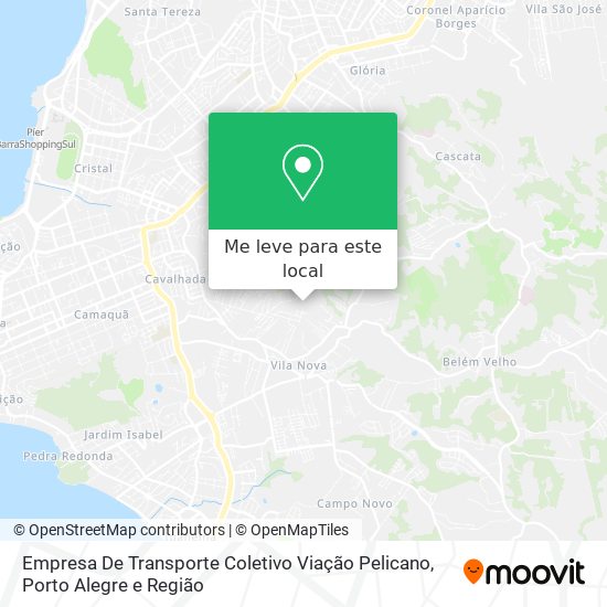 Empresa De Transporte Coletivo Viação Pelicano mapa