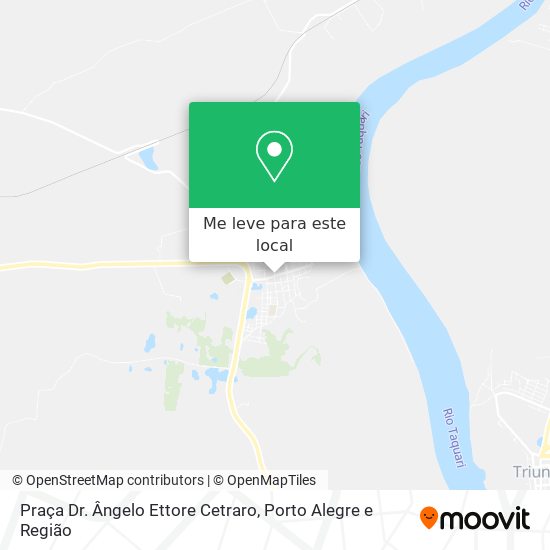 Praça Dr. Ângelo Ettore Cetraro mapa