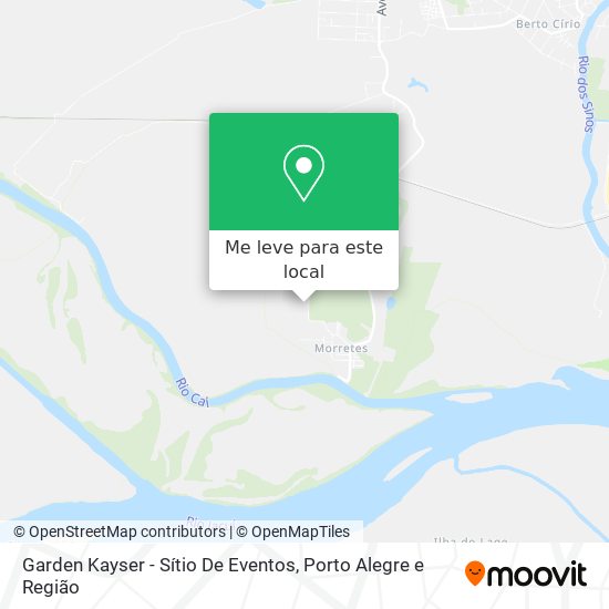 Garden Kayser - Sítio De Eventos mapa