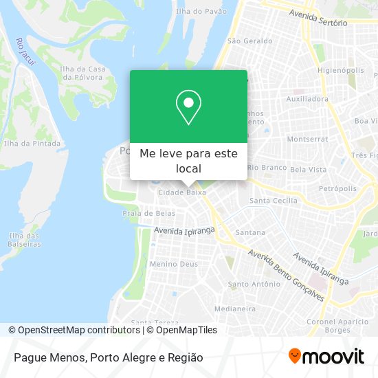 Pague Menos mapa