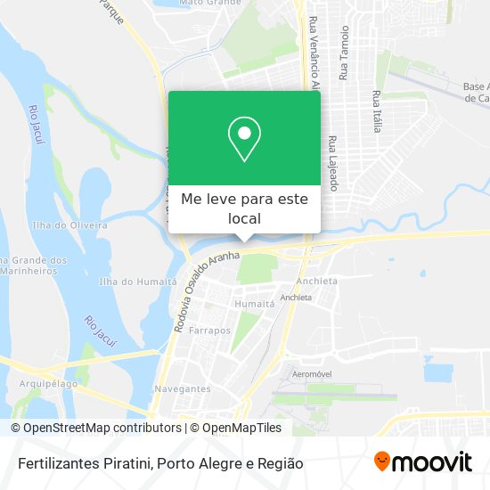 Fertilizantes Piratini mapa