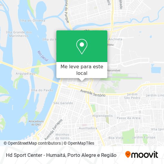 Hd Sport Center - Humaitá mapa