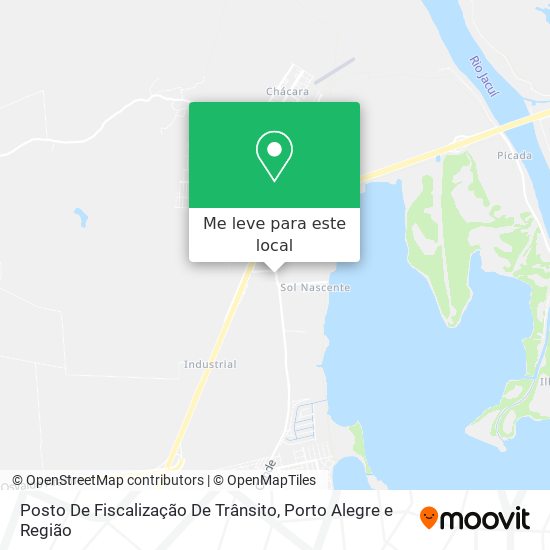 Posto De Fiscalização De Trânsito mapa