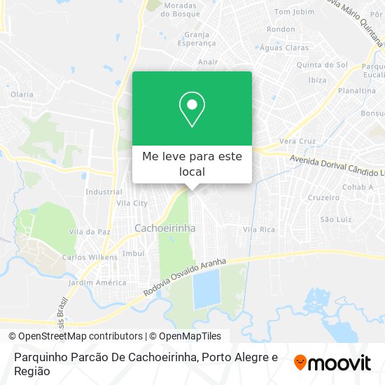 Parquinho Parcão De Cachoeirinha mapa