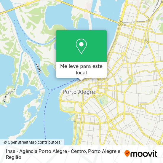 Inss - Agência Porto Alegre - Centro mapa