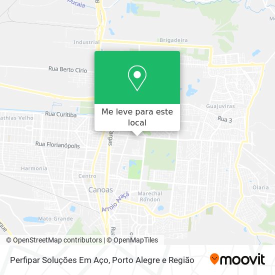 Perfipar Soluções Em Aço mapa
