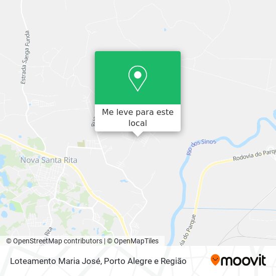 Loteamento Maria José mapa