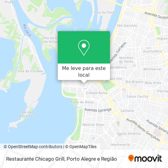 Restaurante Chicago Grill mapa