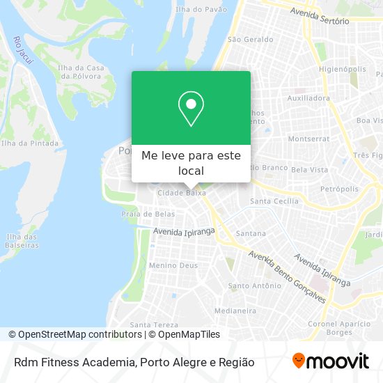 Rdm Fitness Academia mapa