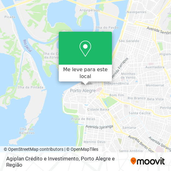 Agiplan Crédito e Investimento mapa