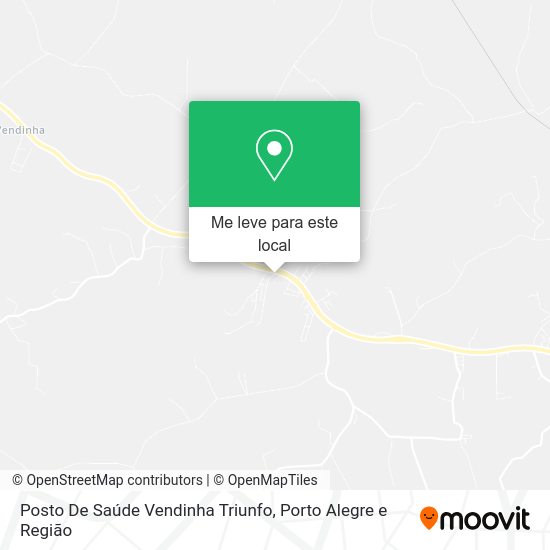Posto De Saúde Vendinha Triunfo mapa