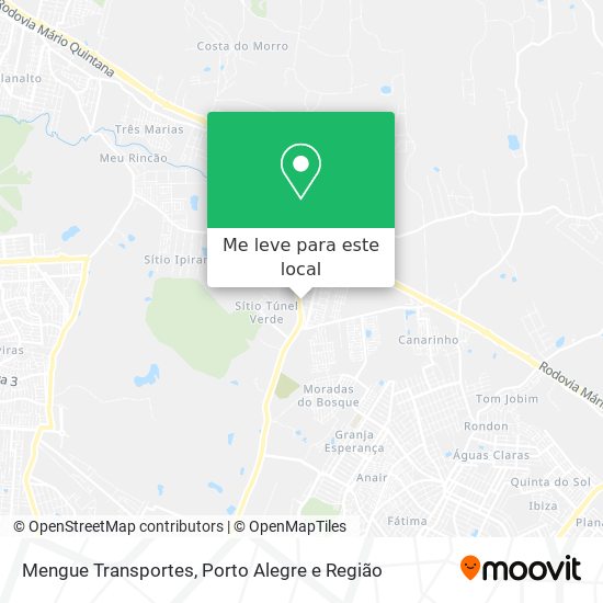 Mengue Transportes mapa