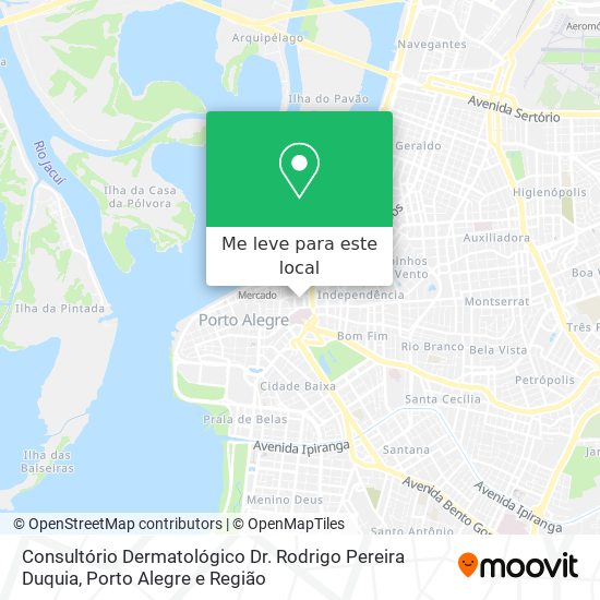 Consultório Dermatológico Dr. Rodrigo Pereira Duquia mapa