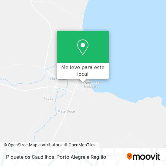 Piquete os Caudilhos mapa