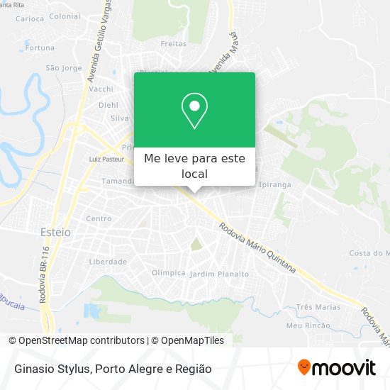 Ginasio Stylus mapa