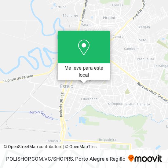 POLISHOP.COM.VC/SHOPRS mapa