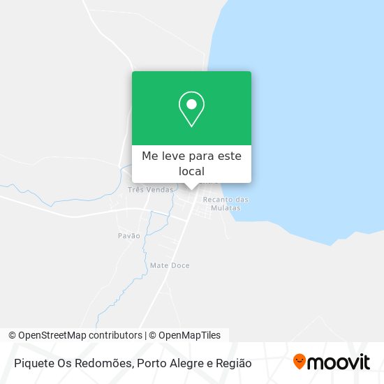 Piquete Os Redomões mapa
