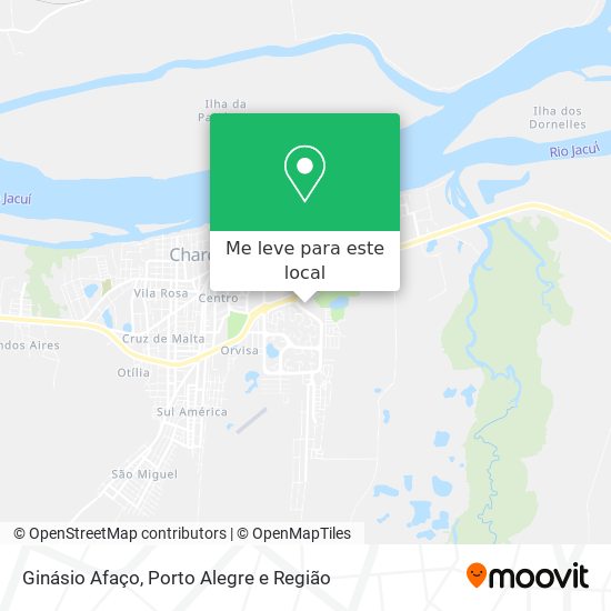Ginásio Afaço mapa