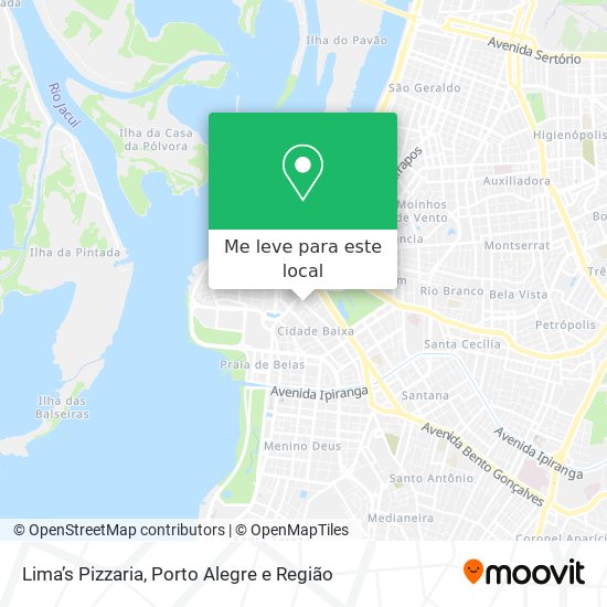 Lima’s Pizzaria mapa