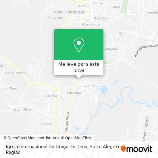 Igreja Internacional Da Graça De Deus mapa