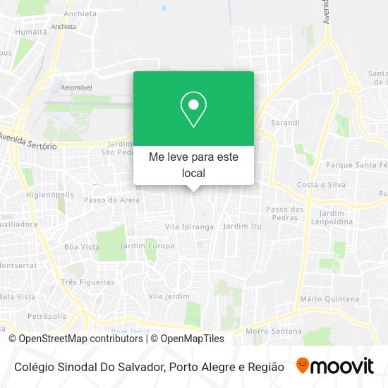 Colégio Sinodal Do Salvador mapa
