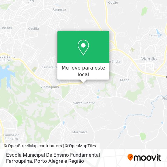 Escola Municipal De Ensino Fundamental Farroupilha mapa